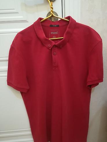 футболка: Мужская футболка, Massimo Dutti, L, цвет - Красный — 2