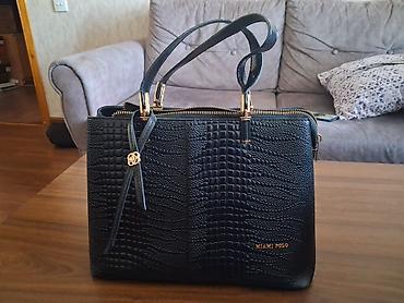 Çantalar: Qadın üçün dəbli çanta dəsti - Modellər: Marod, Elegant, Miami Polo - — 3