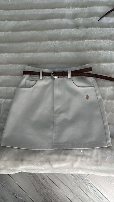 mini etek: Ralph Lauren qadın yubkası XS-S Razmer - Model: A-kəsim mini yubka - — 1