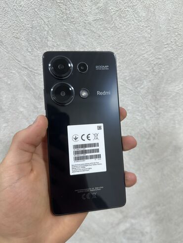телефон за 4000: Redmi, Redmi Note 13 Pro, Б/у, 256 ГБ, цвет - Черный, 1 SIM, 2 SIM