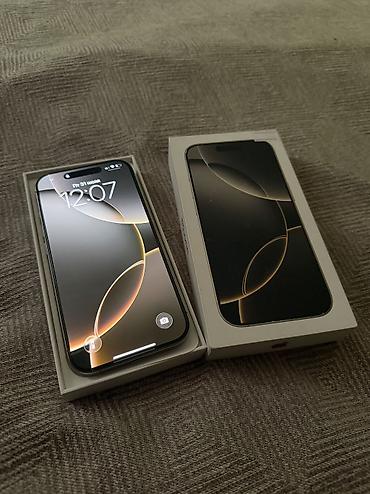 iphon 16 promax: IPhone 16 Pro, Б/у, 512 ГБ, Natural Titanium, Кабель, Коробка, 100 % — 3