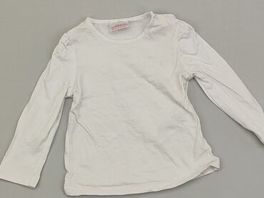 biała bluzka na długi rękaw: Bluzka, So cute, 9-12 m, stan - Zadowalający