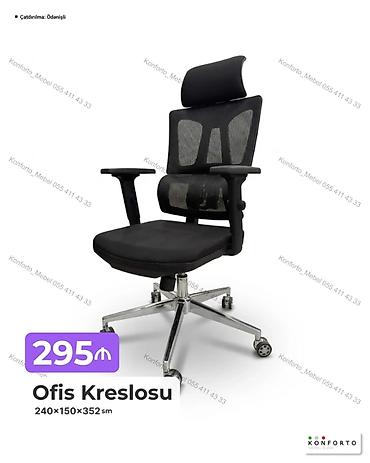 Ev və bağ: Ofis kreslosu – erqonomik dizayn, nəfəsalan tor bel dəstəyi və — 1