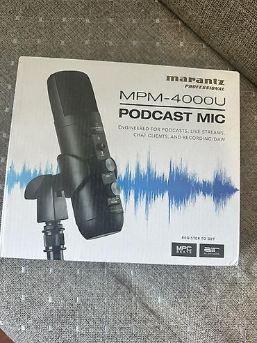 apple studio: Микрофон Marantz Professional MPM-4000U Podcast Mic - USB — 2