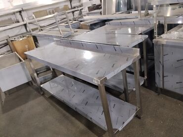 Biznes üçün program təminatı: Paslanmayan poladdan peşəkar mətbəx avadanlıqları - İş masaları: 304