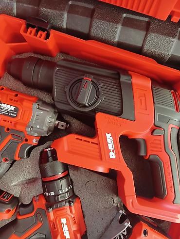 ош металлом: Аккумуляторный набор электроинструментов D-MAX + гайковерт BHD Состав — 4