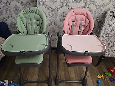 Столы для кормления: Ekiz usaq yemek stolu. Happy baby-den alinib, Italiya istehsalidir — 3