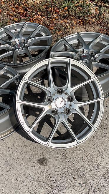 getz 2: Литые Диски R 17 Hyundai, Комплект, отверстий - 5, Б/у — 3