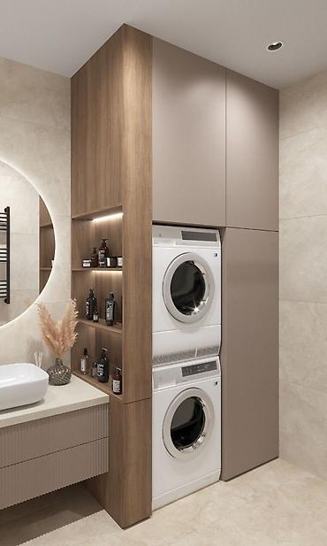 Кухонные гарнитуры: Кухонный гарнитур, цвет - Серый, МДФ — 58