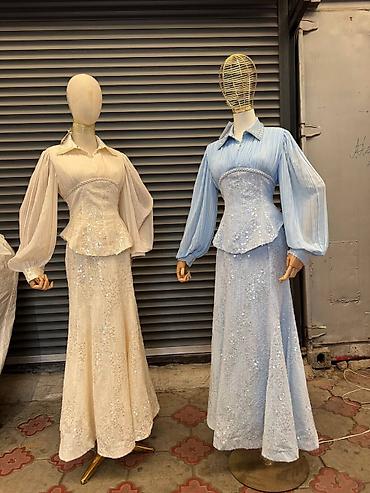 Вечерние платья: Вечернее платье, Коктейльное, Длинная модель, Велюр, С рукавами, С пайетками, Все размеры — 3