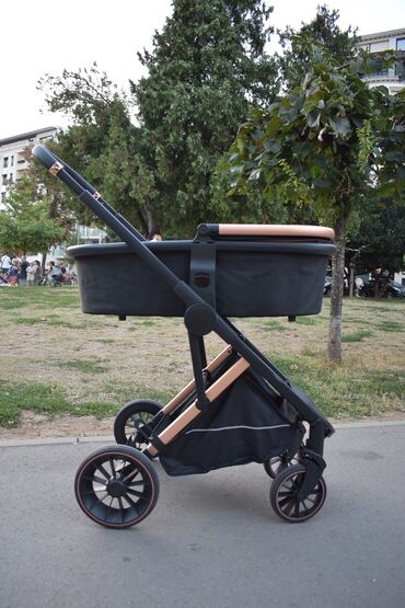 Kolica za bebe: Kolica za bebe BBO 3 u 1 – crna sa zlatnim detaljima - black gold — 9