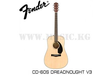 акустическая: Акустическая гитара fender cd-60s dreadnought v3 natural fender