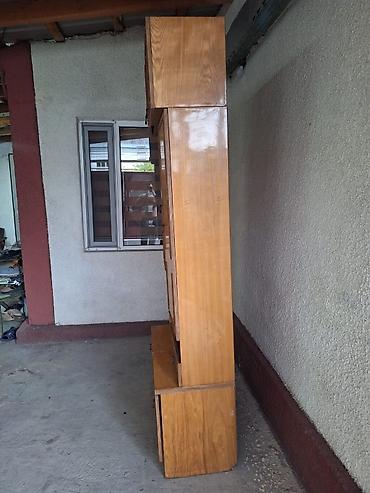 деский шкаф: Стенка-шкаф, Тип стенки-шкафа: Модульная, Б/у, Особенности: Для хранения посуды — 6