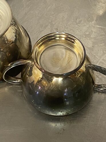 Qəhvə dəstləri və servizlər: Qəhvə dəsti, rəng - Gümüşü, Metal — 6