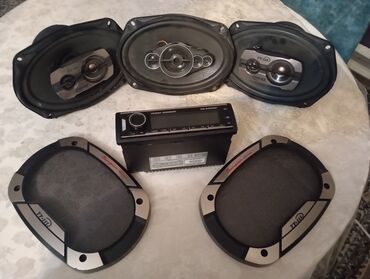 Dinamiklər və sabvuferlər: Avtomobil audio dəsti Komplekt: - 3 ədəd 6x9 oval akustik dinamika — 8