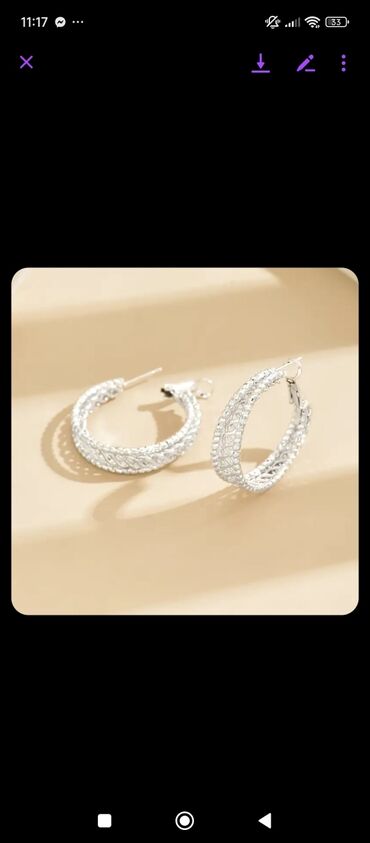 Minđuše: Par 800 din — 10