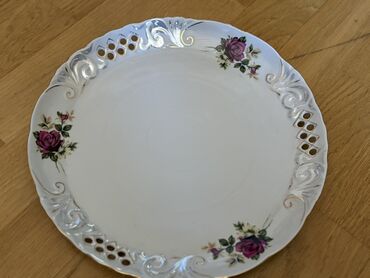 en gozel tort şekilleri: Boşqablar, 1 əd, rəng - Ağ, Farfor, Çexiya