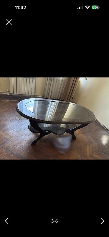 istolar: Oval masa, Açılmayan, Təkərsiz, Şüşə, Türkiyə, Zəmanətsiz, Ünvandan götürmə, Pulsuz quraşdırılma — 1