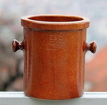 Staro posuđe i escajg: Schaffhausen steinzeug 2,5 l ORIGINAL posuda za led 1960.te. Made in — 1