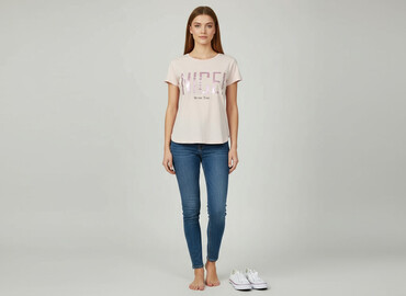 ubrania z hello kitty: Drywash, T-shirt damski, rozmiar S