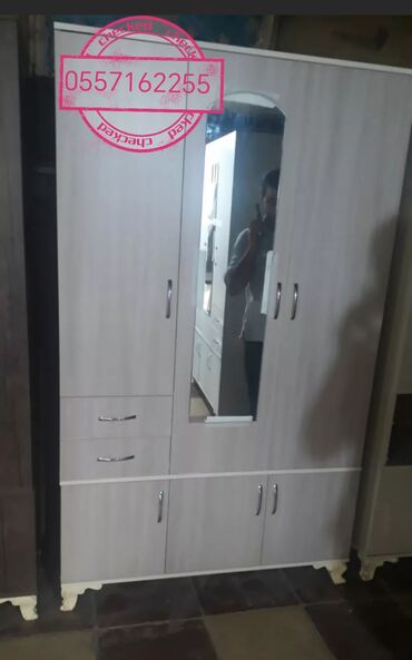 Sifarişlə dolablar: Düz dolab, Qonaq otağı üçün, Dəhliz üçün, Yataq otağı üçün, Paltar üçün, Açılan, Quraşdırıla bilən, 3 qapılı — 6