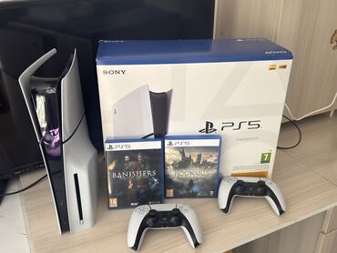 для промывания носа: Ps5 slim 1000gb Подписка Ps plus 3 месяца Два диска. Два джойстика