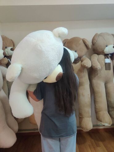 Игрушки: 🧸Огромная мишка 1,8м 🔥🔥🔥 🧸60 см 1000 сом (Бесплатная доставка) 🧸80 — 27