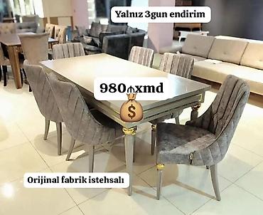 bagca ucun stol stul: Yeni, 6 stul — 1