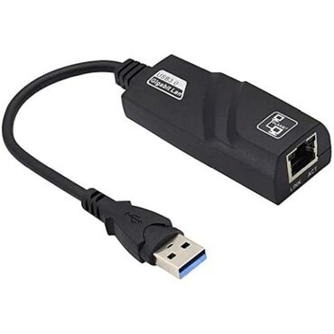 noutbuk adapteri: USB 3.0 to LAN RJ45 Converter. Konverter təzədir. Çevirici yuksək