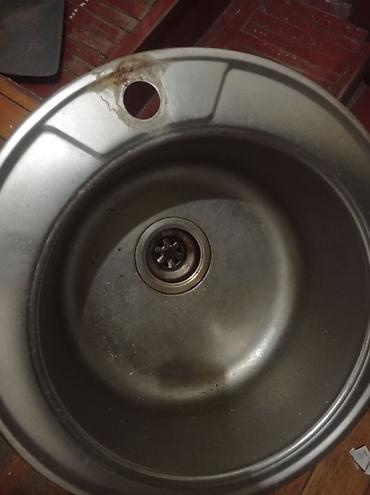 Dəyirmi paslanmayan poladdan mətbəx qabı (lavabo) - Material