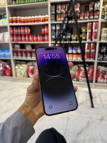 поко ф3 про цена в бишкеке: IPhone 14 Pro Max, Б/у, 256 ГБ, Deep Purple, 80 %