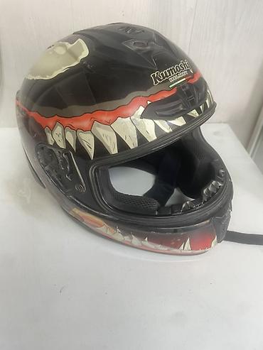 helmet: Мотошлем полноразмерный Kumashi Helmets - Тип: интеграл (full-face) с — 2