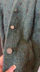 Dəstlər, kostyumlar: Qadın üst geyimləri dəsti - Krem rəngli, qara bəzəkli kardiqan — 20