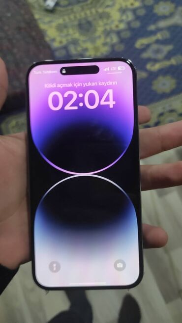 приём старой бытовой техники: IPhone 14 Pro, Жаңы, 256 ГБ, Ак, Заряддоочу түзүлүш, Коргоочу айнек, Каптама, 81 %