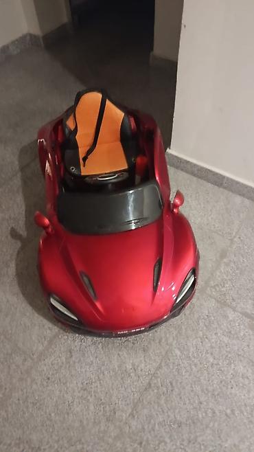 124 kupe: Uşaq üçün elektrikli miniatür maşın – qırmızı rəngdə sport kupe — 2