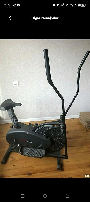 İdman və istirahət: Elliptik velotrenajor – HitUp Fitness - 2‑in‑1 dizayn: elliptik — 1