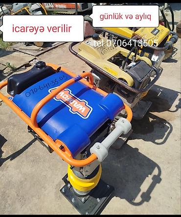 ikinci el cadır: İcarəyə verilən vibro ayaq (torpaq sıxlaşdırma “rammer”). - Gündəlik — 1