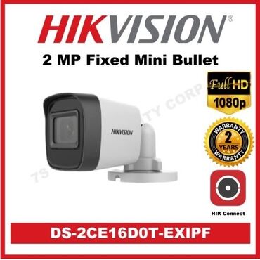 Videomüşahidə: Hikvision 2 megapixel çöl kamerası. Hikvision DS-2CE16D0T-EXIPF