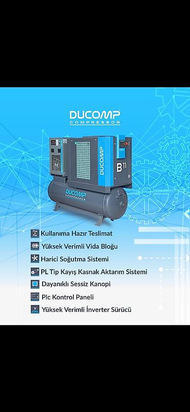 Kompressorlar: Ducomp Firmasına məxsus Vintavoy (vidalı) kompressorlar. Hər ölçüdə — 3