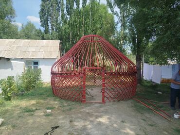юрты ала арча: Продажа юрты, Каркас Деревянный, 75 баш, Диаметр 7.5 метров