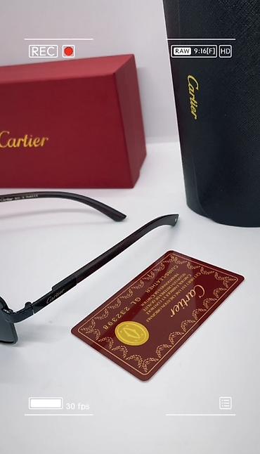 Aksesuarlar: Cartier gün eynəyi - Brend: Cartier - Model: kvadratvari — 2
