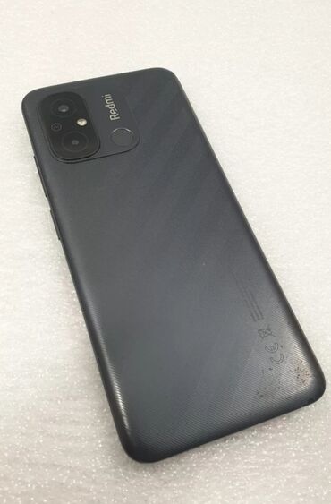 купить телефон xiaomi в рассрочку: Xiaomi, Redmi 12C, Б/у, 128 ГБ, цвет - Черный, 2 SIM