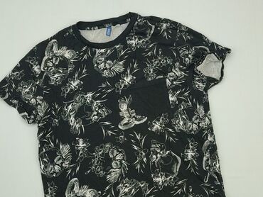 pinko t shirty czarne: T-shirt, H&M, L, stan - Dobry