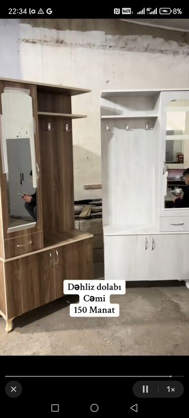 Dolablar: Düz dolab, Dəhliz dolabı — 10