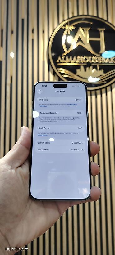 prodat iphone: IPhone 15 Pro Max, 256 GB, Natural Titanium, Face ID, Sənədlərlə, Zəmanət — 3