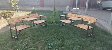 обивка матраса: Скамейка Со спинкой, Без крыши — 3