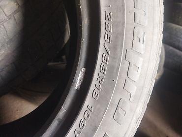 шина 25555r18: Шины 255 / 55 / R 18, Лето, Б/у, Пара, Внедорожные (АТ/МТ), Корея, Hankook — 1
