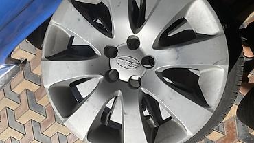 р 16 диски: Летние шины Goodyear, комплект 4 шт. Железные диски на Субару 5/100 — 6