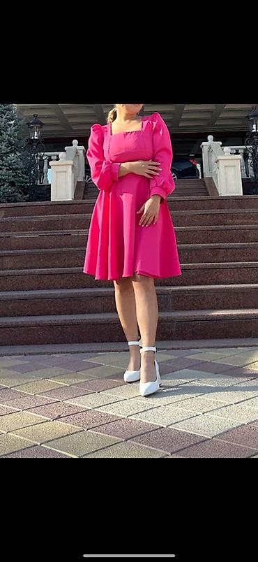 Повседневное платье, Короткая модель, L
