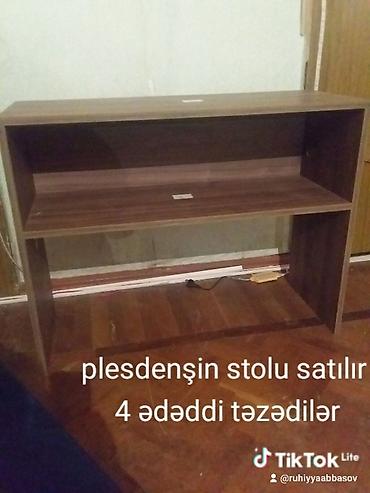 Masalar: Plesdenşin (PlayStation) üçün stol - Material: taxta/laminat, tünd — 1